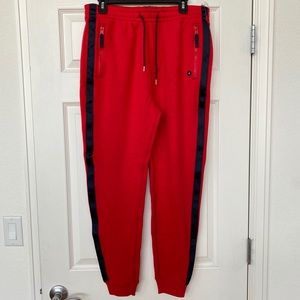 Abercrombie & Fitch Men’s red jogger pants